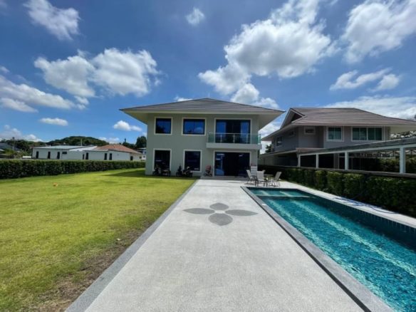 Brand New Modern Pool House only 10 minutes to the town with a private swimming pool and large garden