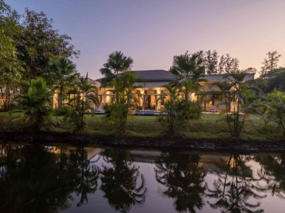 Truly Beautiful Luxury Pool Villa for Sale single-level Resort Home features Beautiful Lotus Pond located in Saraphi Chiang Mai