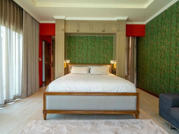 Truly Beautiful Luxury Pool Villa for Sale single-level Resort Home features Beautiful Lotus Pond located in Saraphi Chiang Mai