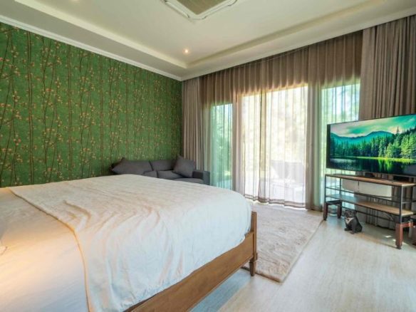 Truly Beautiful Luxury Pool Villa for Sale single-level Resort Home features Beautiful Lotus Pond located in Saraphi Chiang Mai