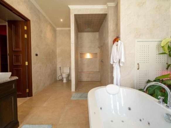 Truly Beautiful Luxury Pool Villa for Sale single-level Resort Home features Beautiful Lotus Pond located in Saraphi Chiang Mai