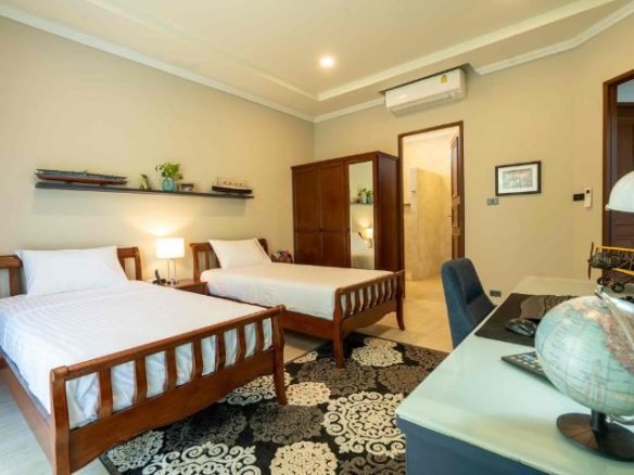 Truly Beautiful Luxury Pool Villa for Sale single-level Resort Home features Beautiful Lotus Pond located in Saraphi Chiang Mai