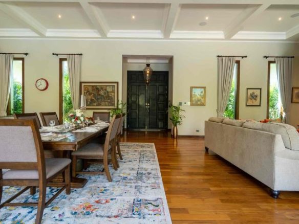 Truly Beautiful Luxury Pool Villa for Sale single-level Resort Home features Beautiful Lotus Pond located in Saraphi Chiang Mai