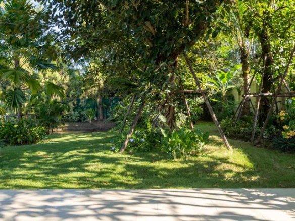 Truly Beautiful Luxury Pool Villa for Sale single-level Resort Home features Beautiful Lotus Pond located in Saraphi Chiang Mai