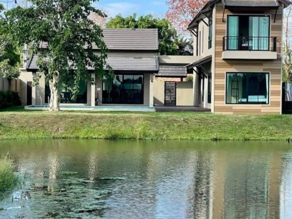 Unique Beautiful Pool Villa 4 bedrooms with Lake View located in Saraphi Chiang Mai