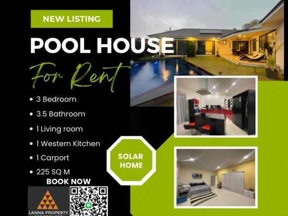 Modern Solar Pool House in Nong Hoi only 5 minutes to 89 Plaza 10 minutes to the City Center ID LPHR22006